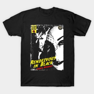 Rendezvous In Black Cornell Woolrich Design T-Shirt